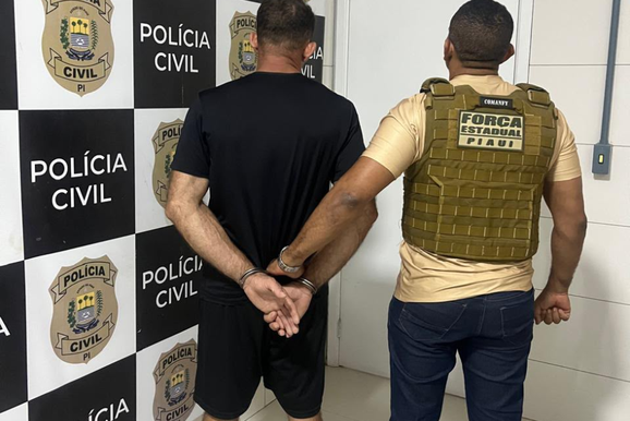 Pol&iacute;cia Civil prende em Teresina homem procurado por estupro em Lucas do Rio Verde