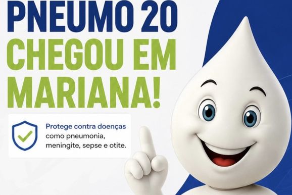 Mariana passa a oferecer gratuitamente a vacina Pneumo 20 pelo SUS