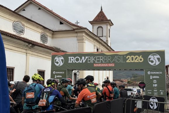 Iron Biker Brasil re&uacute;ne mais de mil atletas e consagra campe&otilde;es em Mariana
