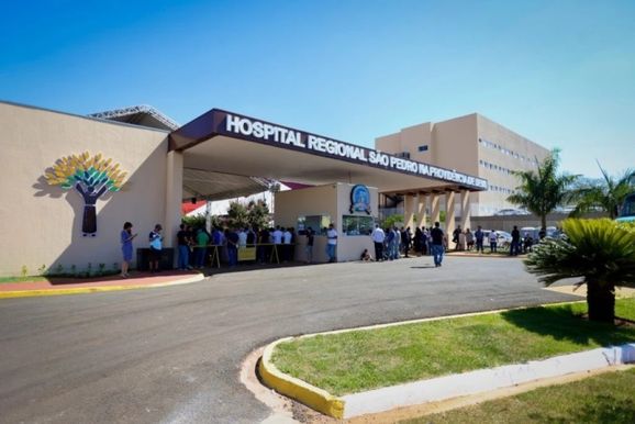 Hospital Regional S&atilde;o Pedro supera 123 mil atendimentos em 10 meses