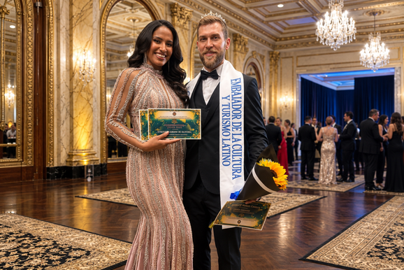 Mirassolenses brilham na Col&ocirc;mbia com t&iacute;tulos no Miss e Mister Turismo Mundial 2026