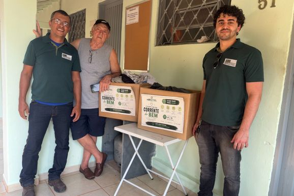 Campanha 'Corrente do Bem' da Mirasteel refor&ccedil;a apoio &agrave; Vila Vicentina de Mirassol