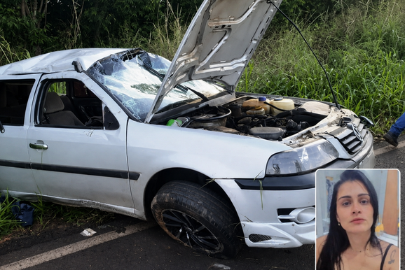 Mulher de 41 anos morre em capotamento em estrada vicinal da regi&atilde;o