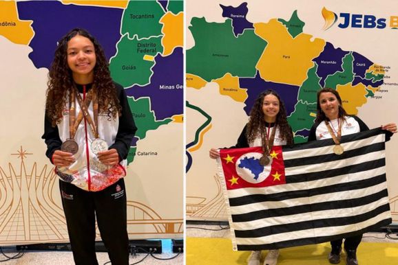 Ciclista de Mogi Gua&ccedil;u conquista duas medalhas nos Jogos Escolares