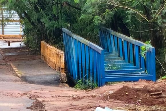 Redes do SAAE interferem nas obras da nova ponte da Nagib Chaib, notifica DER