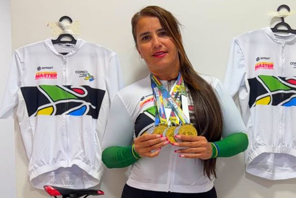 Ciclista de Mogi Gua&ccedil;u conquista tr&ecirc;s ouros e tr&ecirc;s pratas no Pan-Americano na Bol&iacute;via