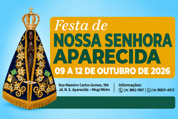 Festa de Nossa Senhora Aparecida ter&aacute; missas e prociss&atilde;o 