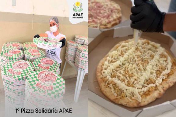 Pizza Solid&aacute;ria da APAE arrecada R$ 6,8 mil e mobiliza comunidade de Nova Resende