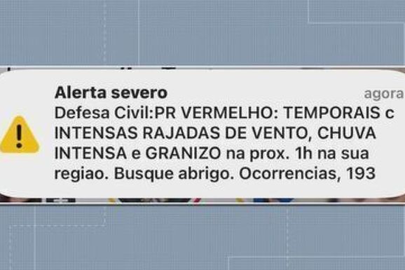 Novo alerta da Defesa Civil durante a madrugada assusta moradores de Paranava&iacute;