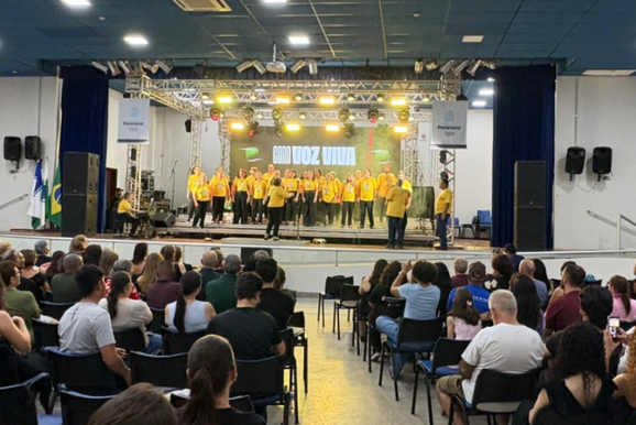 Festival de Corais re&uacute;ne cerca de 350 cantores de seis cidades em Paranava&iacute;