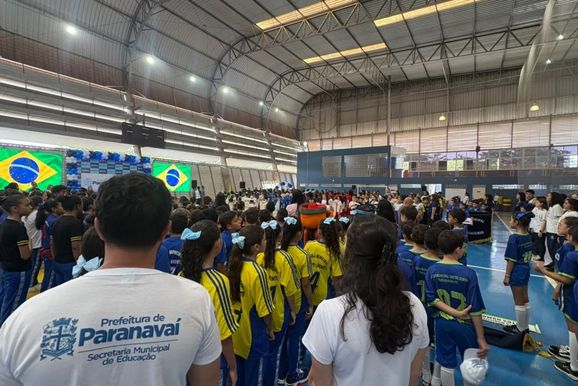 Jogos Infantis re&uacute;nem alunos de 19 escolas municipais em Paranava&iacute;