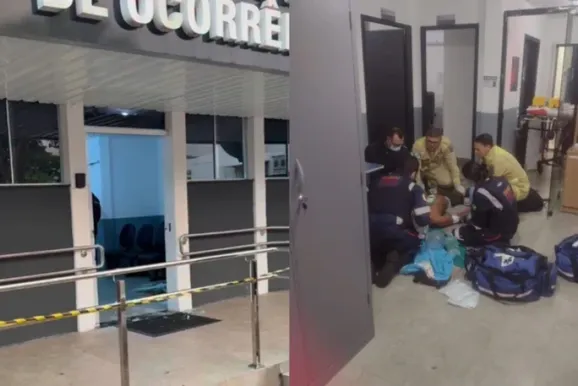 Homem invade plant&atilde;o da Pol&iacute;cia Civil e &eacute; baleado por delegado na regi&atilde;o