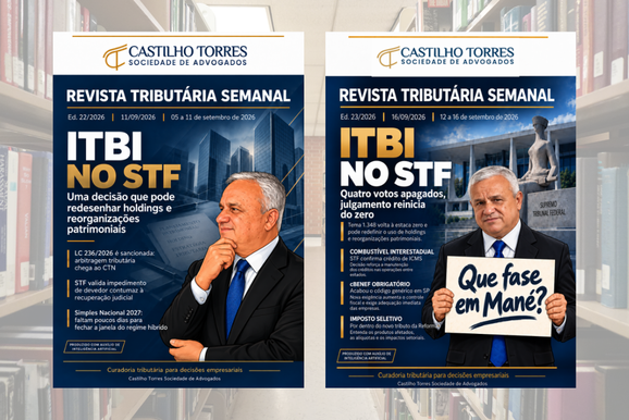 Boletim Tribut&aacute;rio Semanal do Castilho Torres Advogados agora &eacute; revista