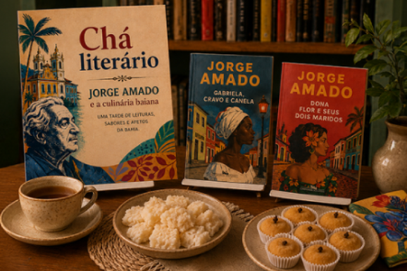Ch&aacute; Liter&aacute;rio do Sesc Birigui discute os sabores da obra de Jorge Amado