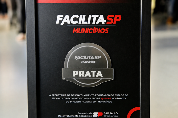 Quadra conquista pela primeira vez o selo Prata do Facilita SP Munic&iacute;pios 2026