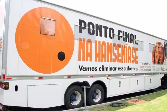 Carreta da Sa&uacute;de promove o combate &agrave; hansen&iacute;ase em Porto Velho