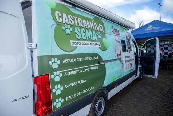 Castram&oacute;vel oferece castra&ccedil;&atilde;o gratuita de c&atilde;es e gatos em tr&ecirc;s pontos de Porto Velho
