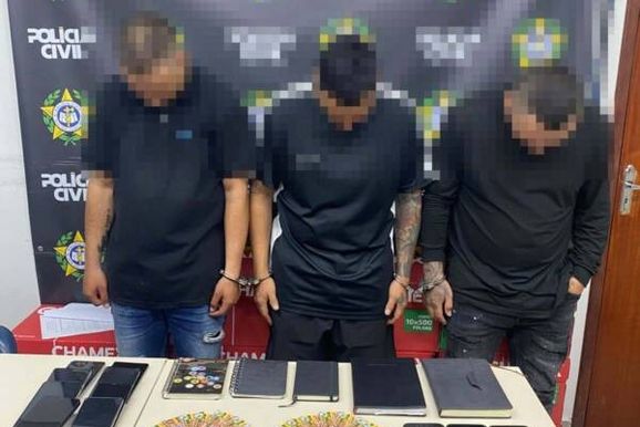 Colombianos s&atilde;o presos suspeitos de pr&aacute;tica de agiotagem em Resende