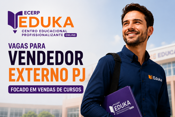 Eduka abre vaga para Vendedor(a) Externo PJ com ganhos por desempenho