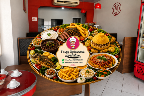 Cosma Restaurante Nordestino oferece almo&ccedil;o &agrave; vontade por R$ 25 no Centro
