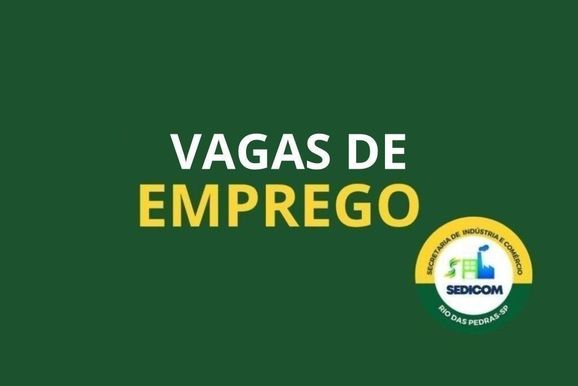 PAT de Rio das Pedras tem novas vagas de emprego