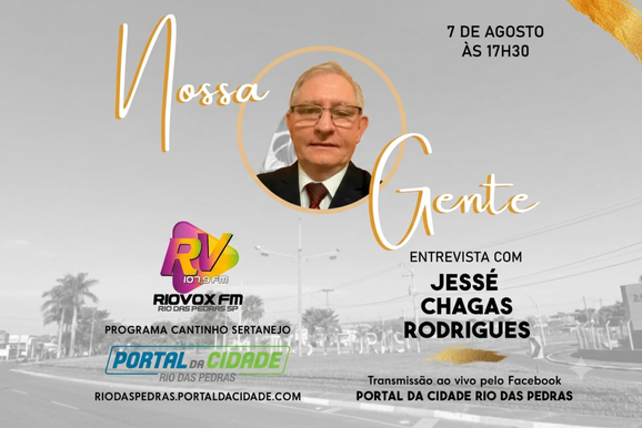 S&eacute;rie Nossa Gente recebe Jess&eacute; Chagas Rodrigues