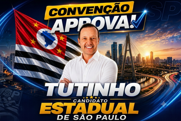 Agora &eacute; oficial: Tutinho &eacute; candidato a deputado estadual pelo Republicanos