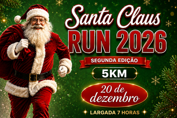 Inscri&ccedil;&otilde;es para a Santa Claus Run 2026 j&aacute; est&atilde;o abertas em Rio das Pedras