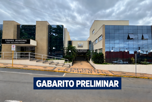 C&acirc;mara divulga gabarito preliminar do concurso p&uacute;blico realizado no domingo (18)