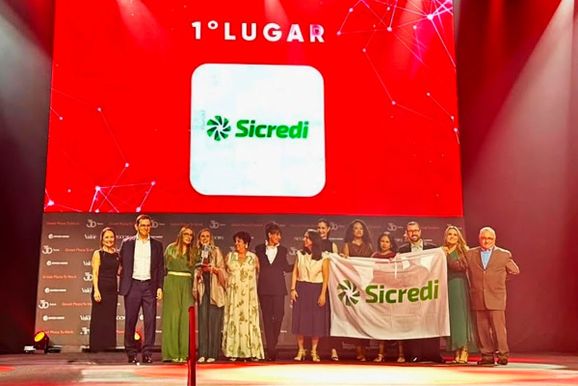Sicredi &eacute; a Melhor Empresa para Trabalhar no Brasil pelo terceiro ano consecutivo