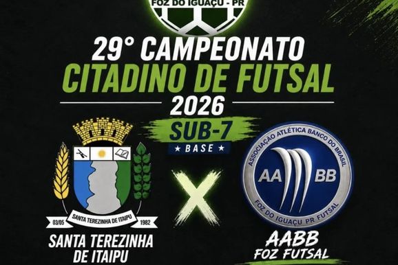 Santa Terezinha de Itaipu disputa partida pelo Campeonato Citadino de Futsal 2026