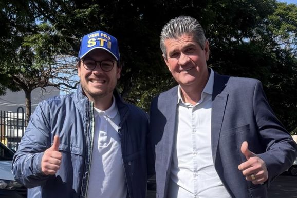 Deputado Matheus Vermelho visita Santa Terezinha e se re&uacute;ne com prefeito Bim