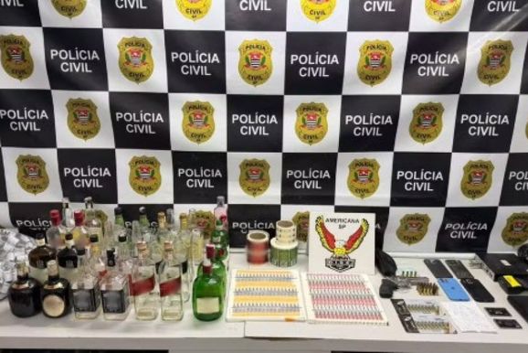 Dois homens s&atilde;o presos suspeitos de falsificar bebidas alco&oacute;licas em Artur Nogueira