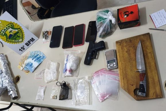 A&ccedil;&atilde;o conjunta fecha ponto de tr&aacute;fico e prende dois em cidade vizinha