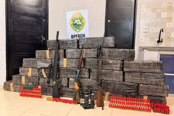 A&ccedil;&otilde;es do BPFRON resultam na apreens&atilde;o de drogas, armas e ve&iacute;culos no Oeste e Noroeste