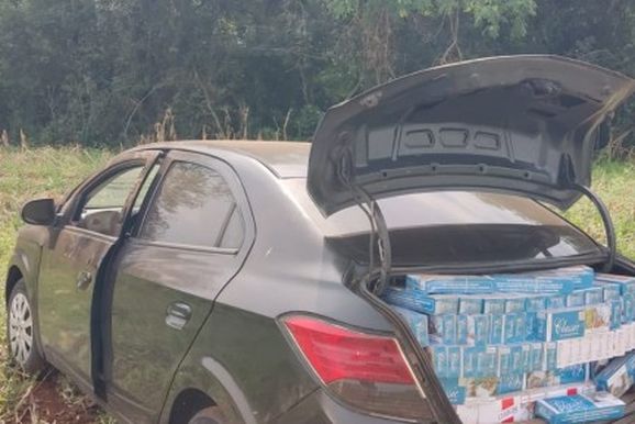 Ve&iacute;culo com cerca de mil ma&ccedil;os de cigarros paraguaios &eacute; apreendido na PR-317
