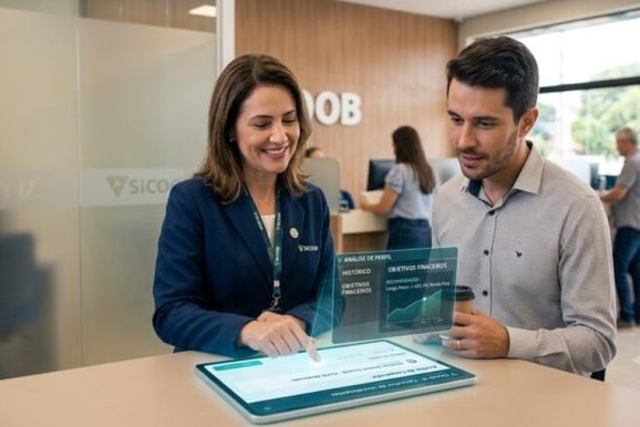 Cooperados Sicoob passam a contar com orienta&ccedil;&otilde;es financeiras indicadas por IA