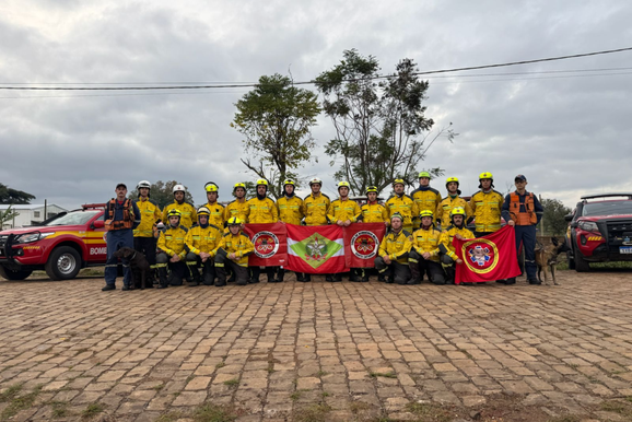 Simulado re&uacute;ne bombeiros do Sul para aperfei&ccedil;oar resposta a desastres naturais