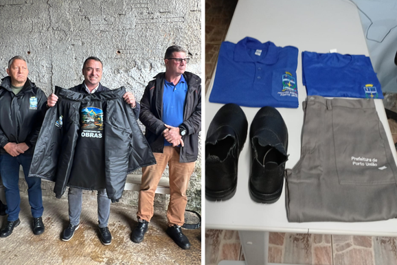 Prefeitura entrega 155 kits de uniformes e refor&ccedil;a prote&ccedil;&atilde;o aos servidores de Porto Uni&atilde;o