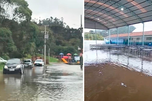 Prefeitura mobiliza equipes ap&oacute;s chuva forte causar transtornos em Porto Uni&atilde;o