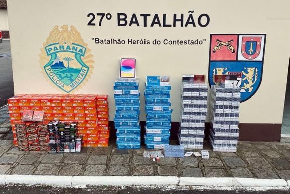 A&ccedil;&atilde;o conjunta resulta em duas pris&otilde;es e na apreens&atilde;o de produtos contrabandeados 