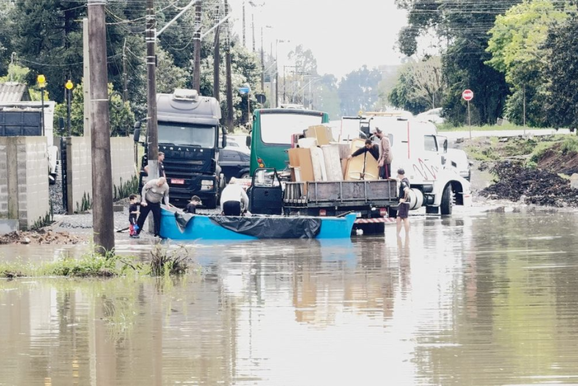 Norte de SC concentra maior n&uacute;mero de desabrigados ap&oacute;s temporais