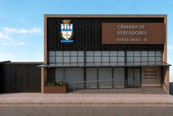Nova sede da C&acirc;mara de Vereadores de Porto Uni&atilde;o ser&aacute; inaugurada neste s&aacute;bado