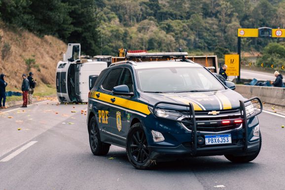 Paran&aacute; &eacute; o terceiro estado com maior n&uacute;mero de acidentes em rodovias federais
