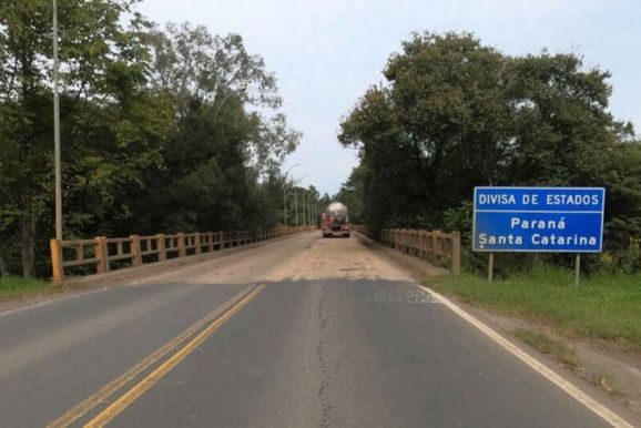 Ponte entre S&atilde;o Mateus do Sul e Tr&ecirc;s Barras segue liberada, confirma DER