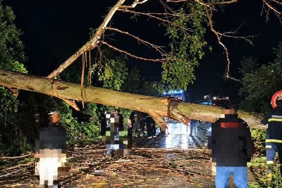 Temporal atinge Uni&atilde;o da Vit&oacute;ria e regi&atilde;o na noite desta segunda-feira
