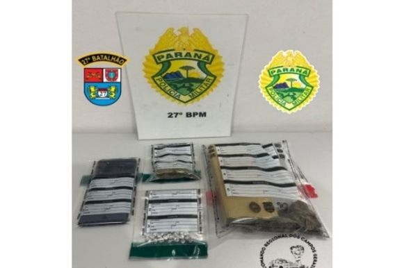 PM apreende dois homens suspeitos de comercializar drogas em Uni&atilde;o da Vit&oacute;ria