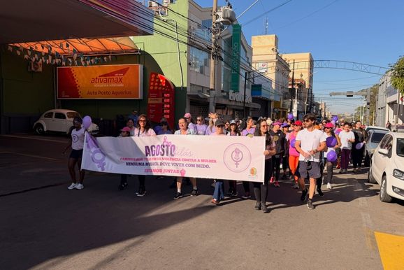 Vargem Grande do Sul promove caminhada pelo fim da viol&ecirc;ncia contra a mulher