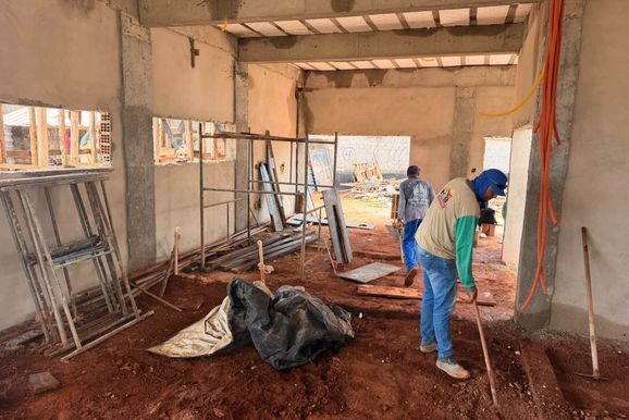 Constru&ccedil;&atilde;o de nova UBS no Jardim Fortaleza/Cohab II segue em ritmo acelerado