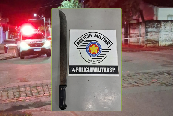 PM prende suspeito de tentativa de homic&iacute;dio ap&oacute;s ataque com fac&atilde;o em Vargem Grande do Sul